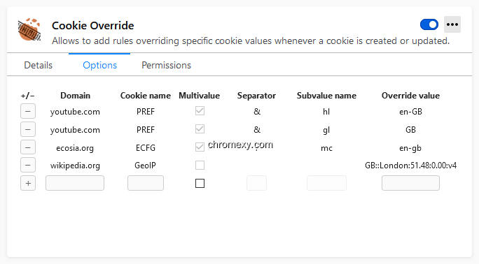 【图】Cookie Override(截图1)
