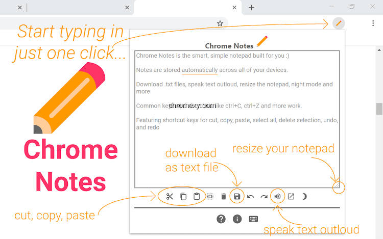 【图】Chrome Notes(截图1)