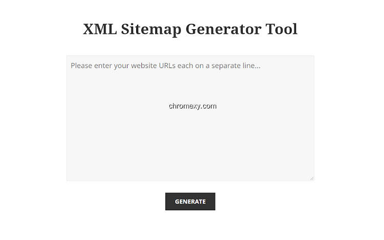 【图】XML Sitemap Generator Tool(截图1)