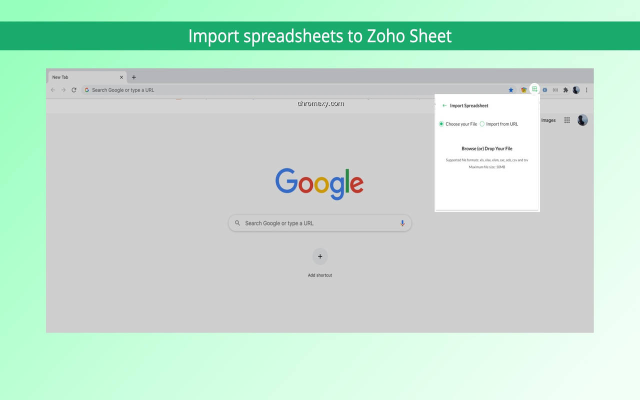 【图】Zoho Sheet – Extension & Web Clipper(截图2)