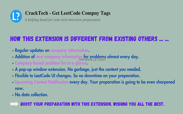 【图】CrackTech – Find LeetCode Company Tags(截图2)