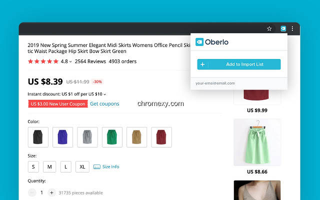 【图】Oberlo – Aliexpress.com Product Importer(截图2)