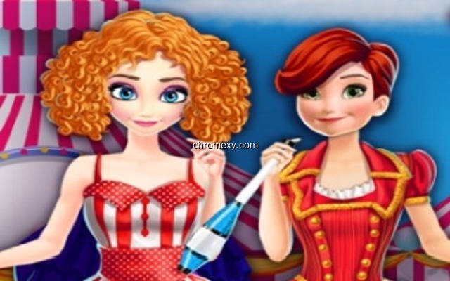 【图】Elsa and Anna Going to Circus(截图1)