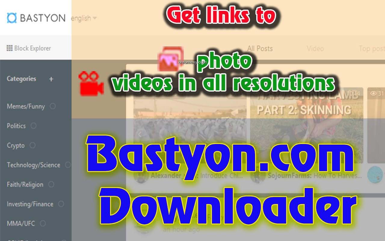 【图】Bastyon.com (Pocketnet)下载视频和照片(截图 0)
