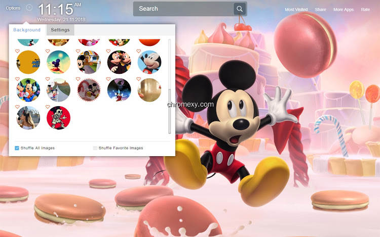 【图】Mickey Mouse Wallpapers New Tab Theme(截图2)