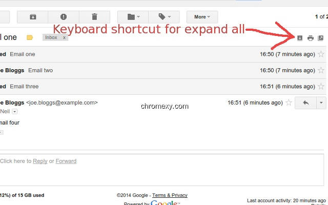 【图】Gmail ‘Expand all’ keyboard shortcut(截图1)