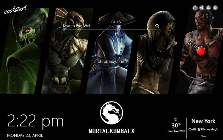 【图】Mortal Kombat XL HD Wallpapers Theme(截图1)