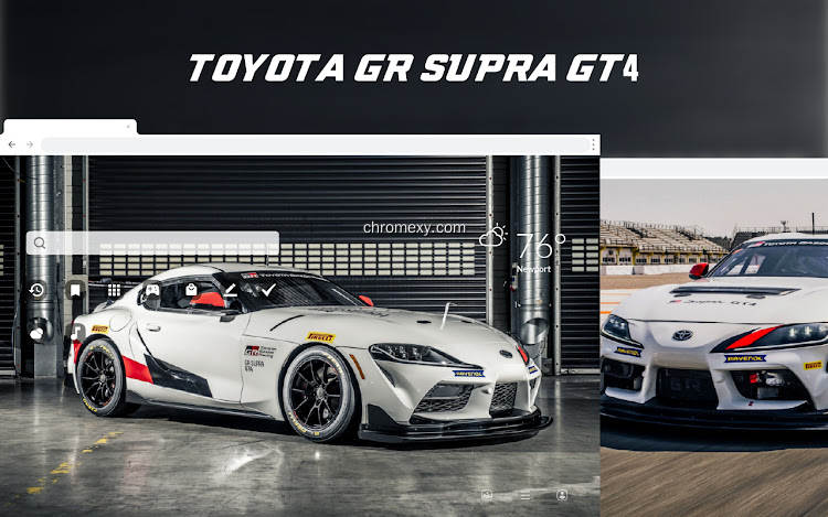 【图】Toyota GR Supra GT4 HD Wallpapers New Tab(截图 0)