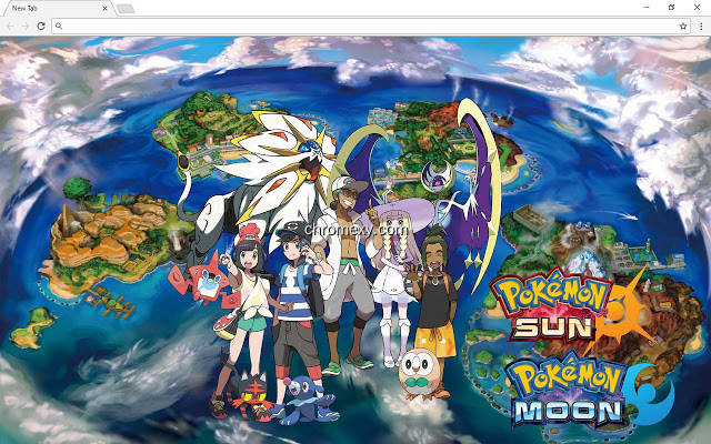 【图】Pokemon Sun And Moon New Tab Page(截图2)