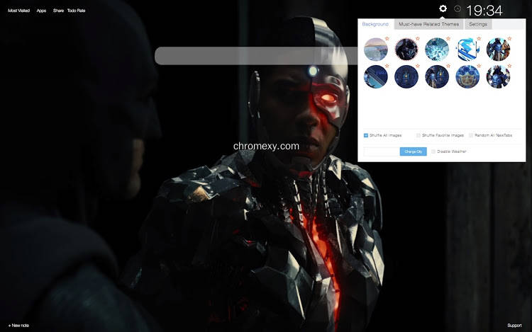 【图】Cyborg HD Wallpapers New Tab(截图1)