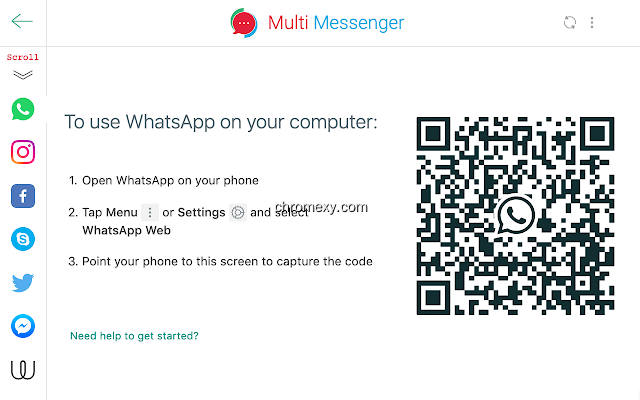 【图】Multi Messenger for WhatsApp Web(截图1)