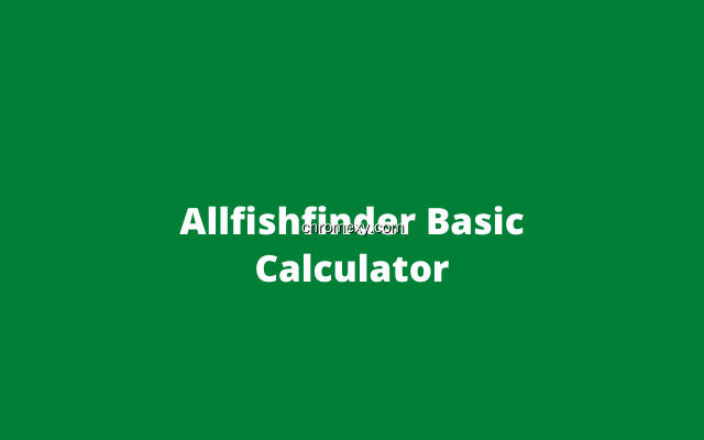 【图】AllbestFishfinder Calculator(截图1)