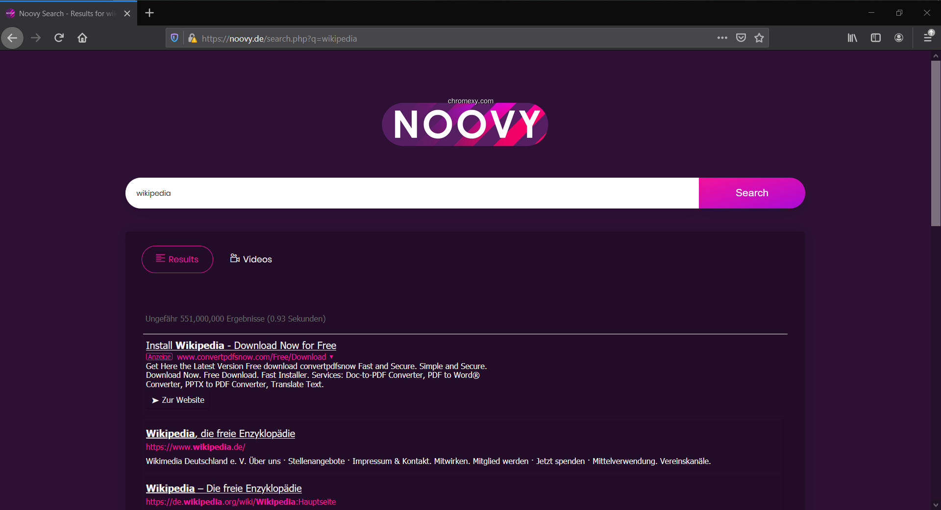 【图】Noovy search engine(截图2)