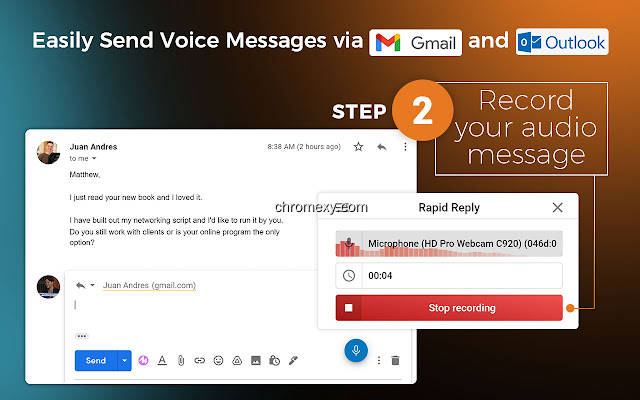 【图】RapidReply – Send Voice Messages via Email(截图2)