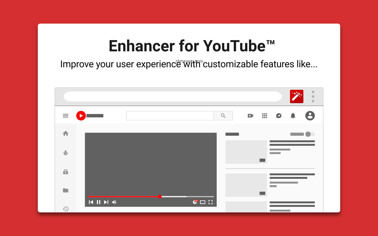 【图】Enhancer for YouTube™(截图 0)