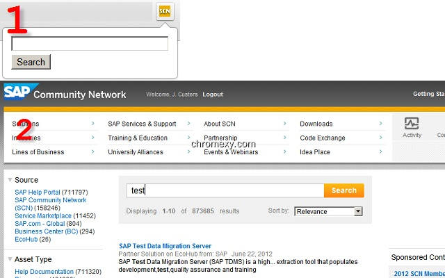 【图】SAP Community Network Search(截图1)