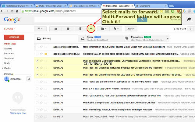 【图】Multi Forward for Gmail(截图1)