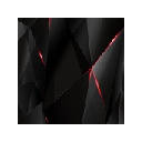 Black red shards