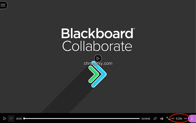 【图】Blackboard Collaborate Speed Control(截图2)