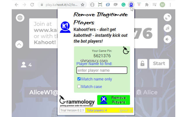 【图】Kahoot – Remove Illegitimate Players v0.2.1(截图1)