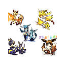 Eeveelutions Pokemon Wallpapers New Tab