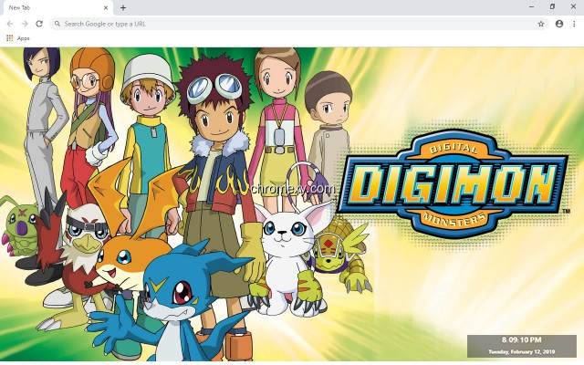 【图】Digimon: Digital Monsters New Tab Theme(截图2)