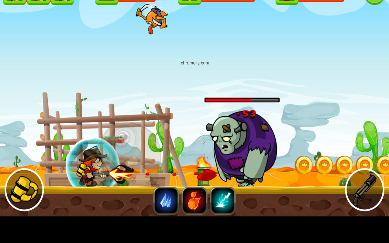 【图】Ranger vs Zombies – Html5 Game(截图2)