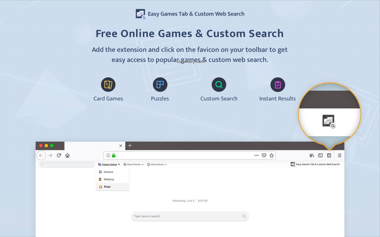 【图】Easy Games Tab & Custom Web Search(截图1)
