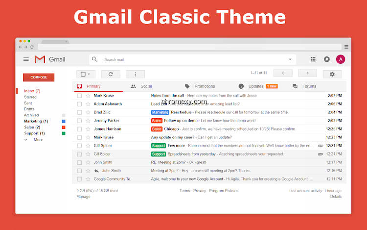 【图】Gmail Classic/Old Theme by Agile Inbox(截图2)