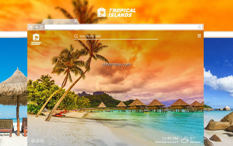 【图】Tropical Islands Paradise HD Wallpaper Theme(截图1)