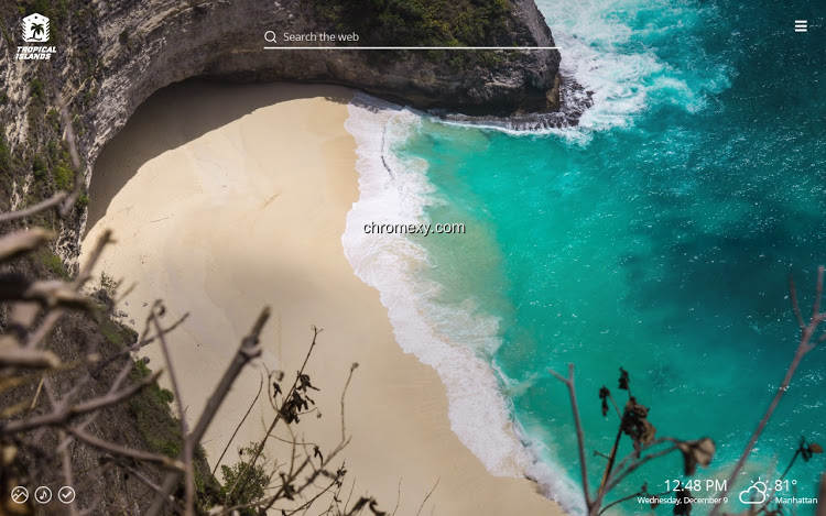 【图】Tropical Islands Paradise HD Wallpaper Theme(截图2)