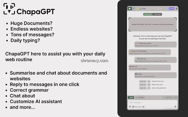 【图】ChapaGPT – Your AI Assistant powered by GPT(截图1)