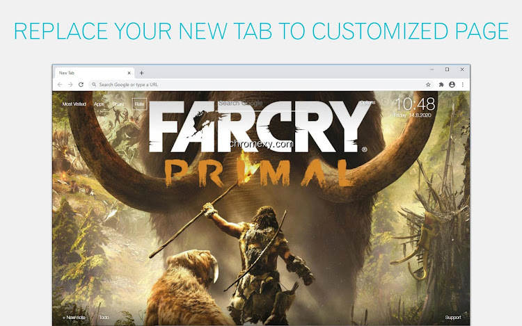 【图】Far Cry Primal Wallpaper NewTab freeaddon.com(截图 0)