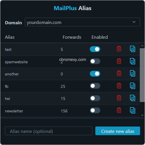 【图】MailPlus Alias(截图1)