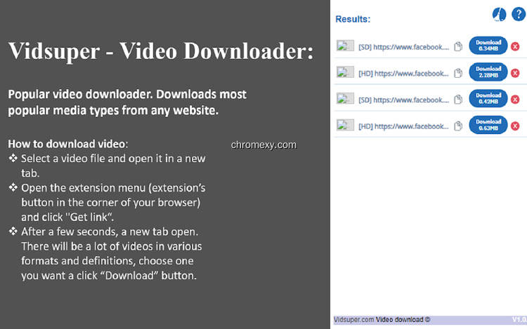 【图】Vidsuper -Video Downloader(截图1)