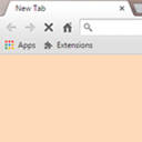 Empty New Tab Page – Peach Empty New Tab Page – Peach