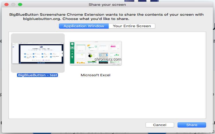 【图】BigBlueButton Screenshare Extension(截图1)