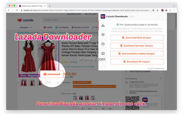 【图】Lazada Downloader – Save lazada images(截图1)