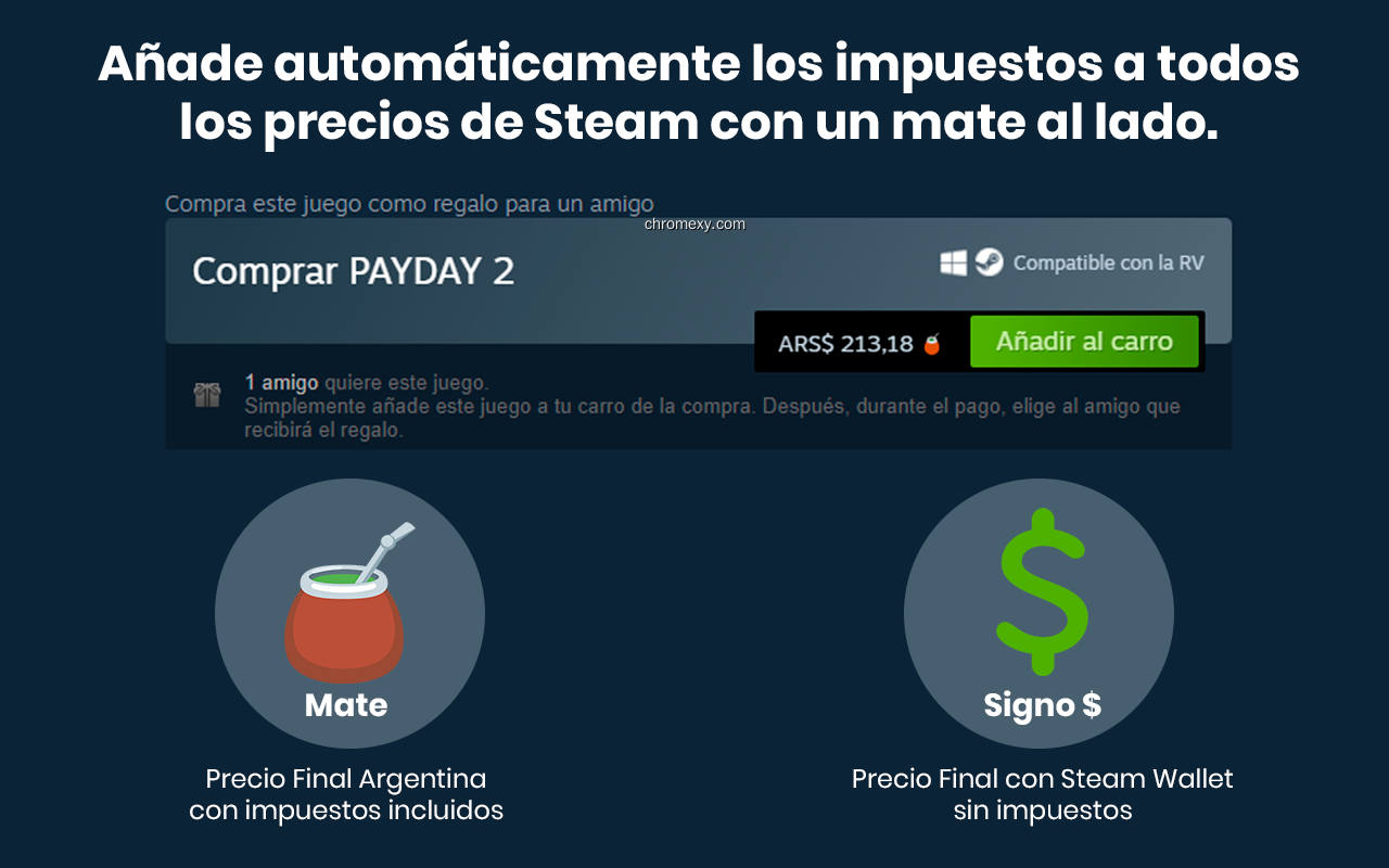 【图】Steamcito: Steam con impuestos de Argentina 2021(截图1)