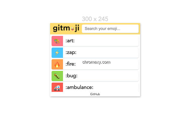 【图】Gitmoji Browser Extension(截图1)