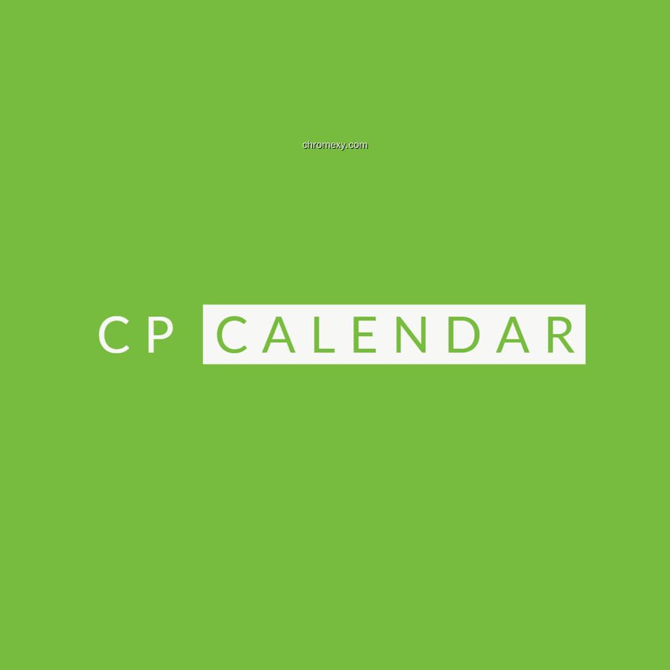 CP calendar CP calendar
