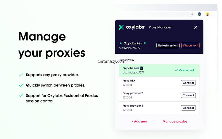 【图】Oxylabs Proxy Manager(截图1)