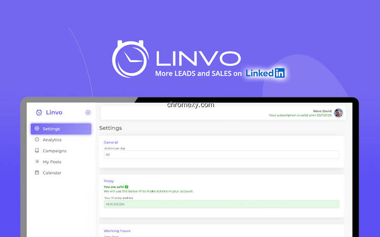【图】Linvo – Get more leads and sales on Linkedin(截图2)