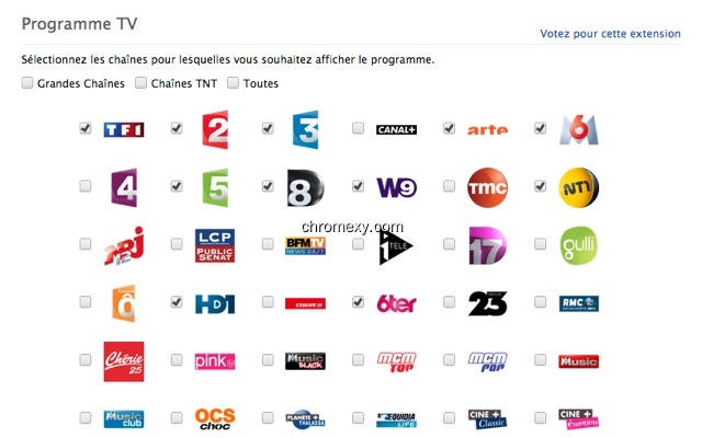 【图】TV Français Pour Chrome(截图1)