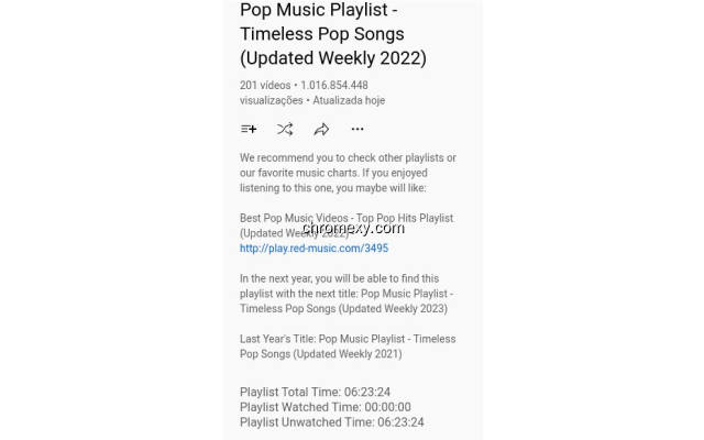 【图】YouTube Playlist Time Info(截图1)