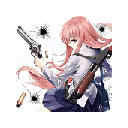 Anime Girl With Gun Puzzle