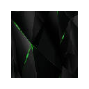 Black green shards