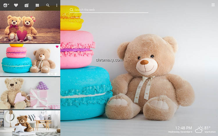 【图】Cute Teddy Bear HD Wallpapers New Tab Theme(截图2)