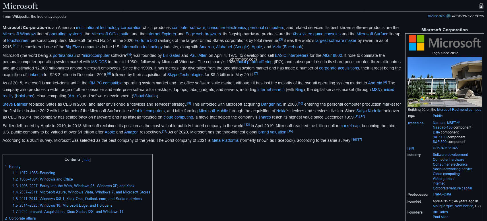 【图】Dark Mode for Wikipedia(截图1)
