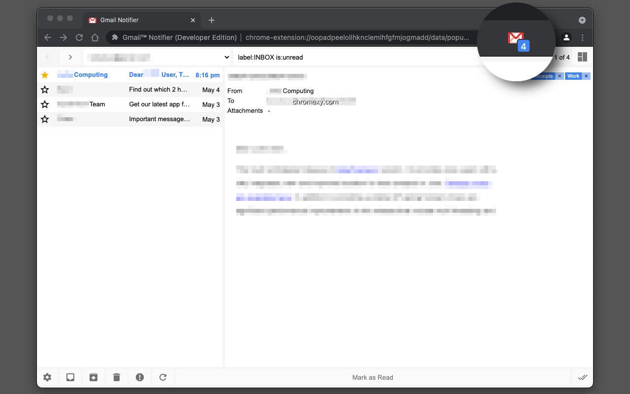 【图】Gmail™ Notifier (Developer Edition)(截图 0)